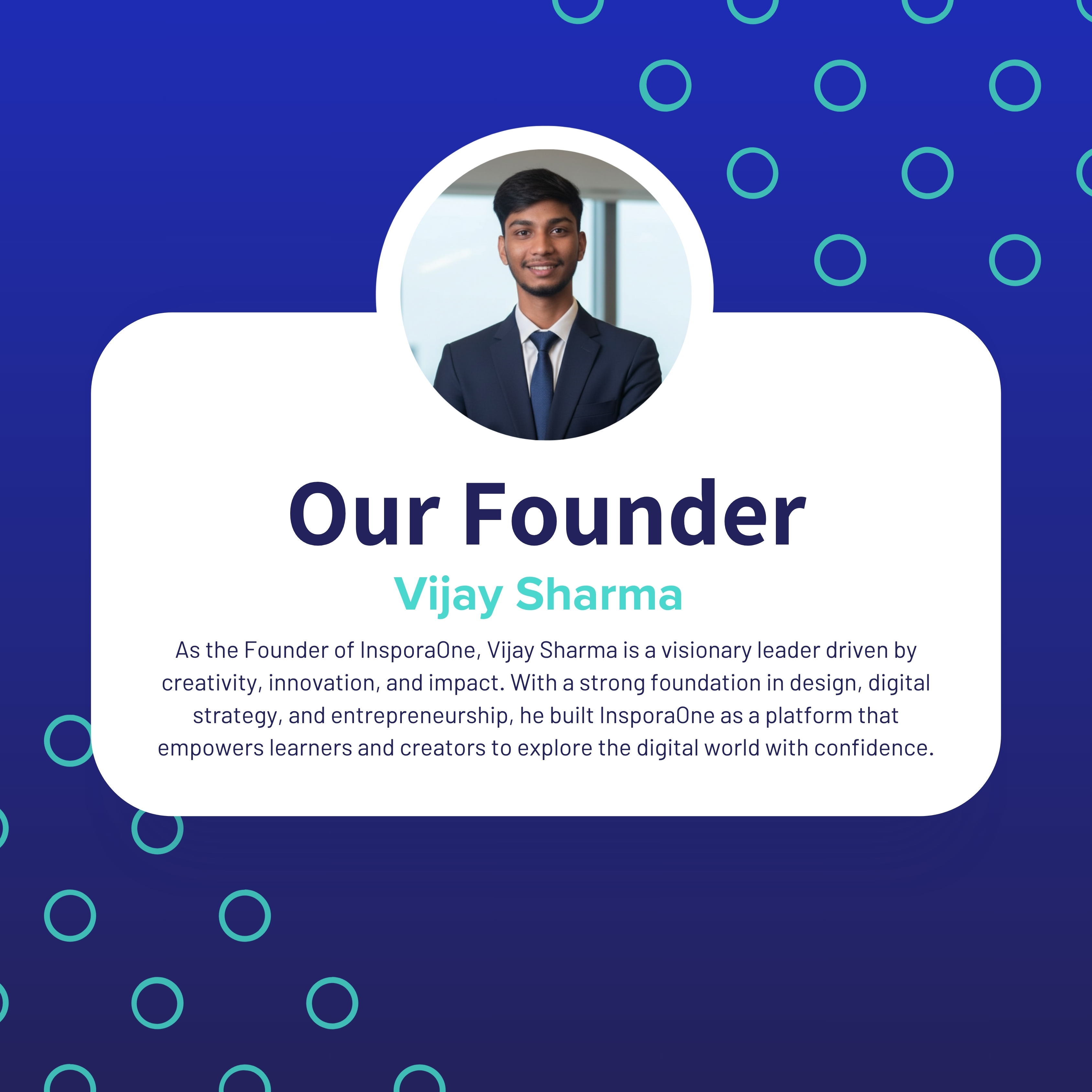 Faonder Vijay Sharma – Founder of InsporaOne | Official Founder Blog